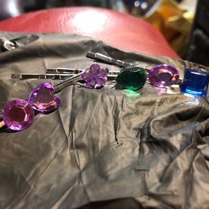 Large Rhinestone Bobby hair pins